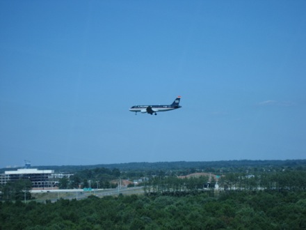 On final approach to Dulles