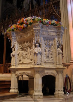 The Canterbury pulpit