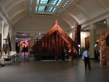 Maori marae at the Auckland Museum