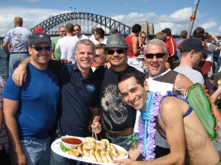 Hors d'oeuvres by the Sydney Harbour Bridge