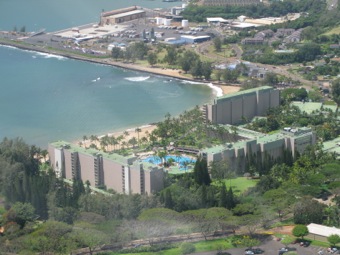 Our Marriott from the air