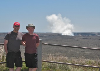 Us at Volcano National Park