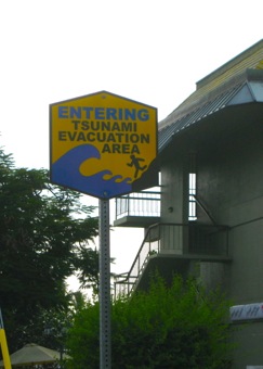 Tsunami Evacuation area