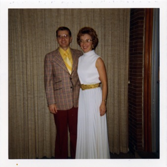 Dad & Mom dressed up