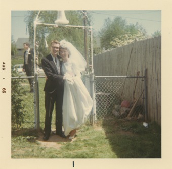 1966 Wedding into reception
