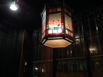 Webers lantern in a stairwell