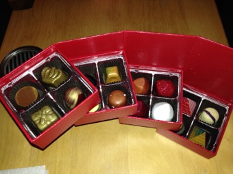 Fancy chocolates from Garrett