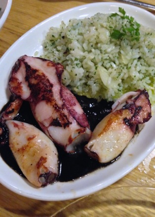 Squid with rice