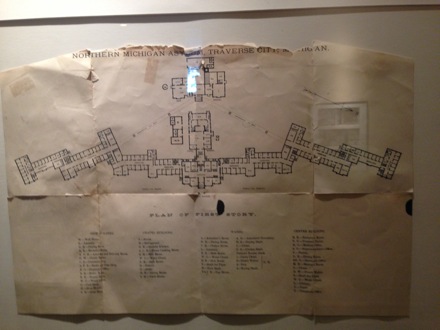 First floor plan, 1885