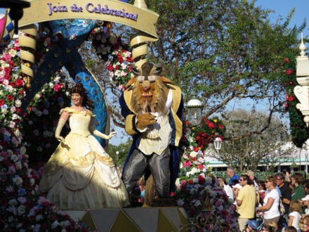 Beauty and the Beast lead the Festival of Fantasy parade