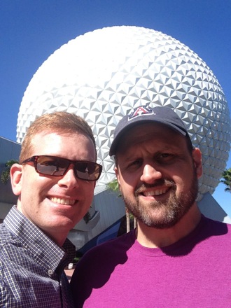 Rob & Bill at Disney Epcot