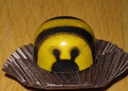 Honey caramel truffle. It's a BEE!