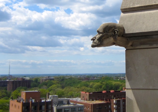 Gargoyles are created in pairs, like this old man...
