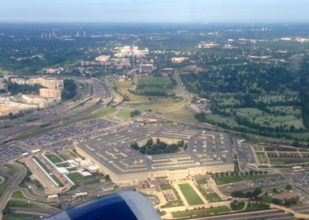 Pentagon as we leave DC