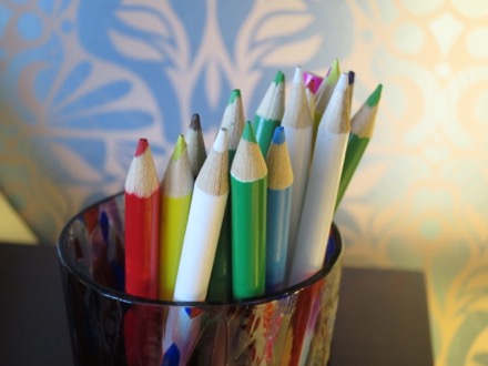 Colorful pencils to express your ideas