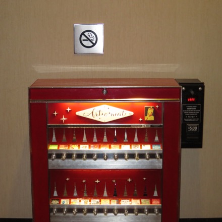 Cigarette vending machine made art dispenser