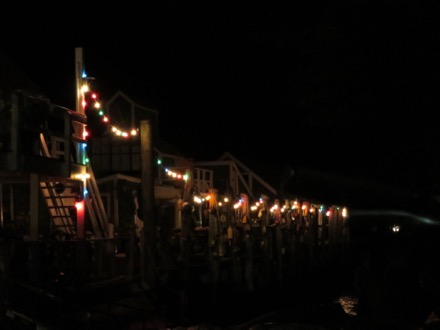 decorated dock