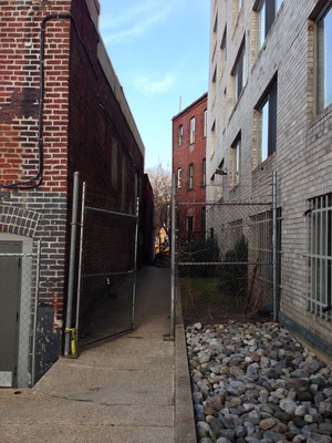 What will become of the little alley between our building and theirs?