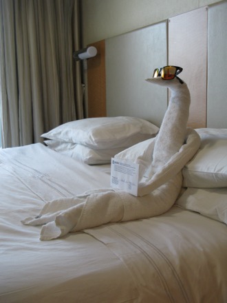 Towel animals like to chill