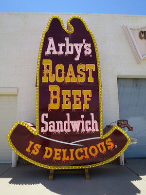 Big Arby's Roast Beef sign