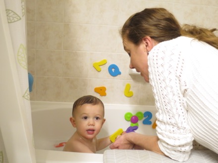 Have you seen Mommy's wedding ring in the tub?