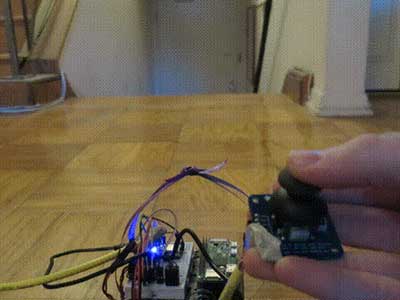 2021-05-01 Testing the joystick with BTS7960 motor drivers.