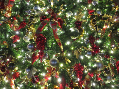 The ornaments close up