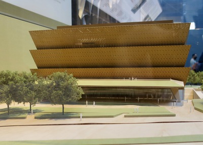 Architectural model of the museum