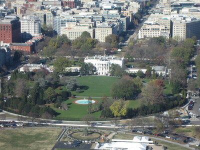 White House up close.