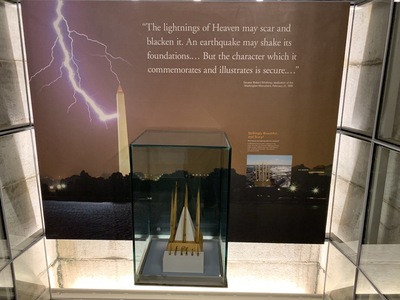 The Washington Monument gets hit by lightning often, obviously.