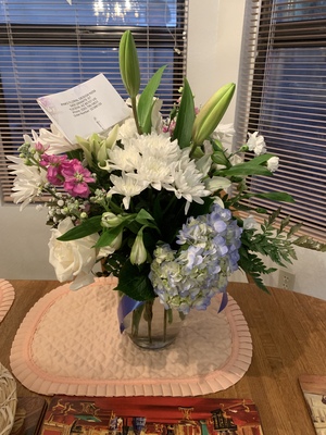 Steve and Clint sent flowers