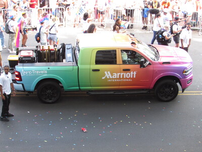 Marriott's truck looks better