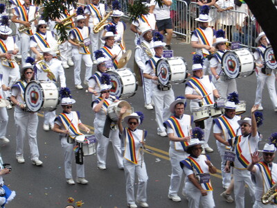 A professional marching band