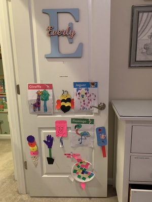 Everly's bedroom door