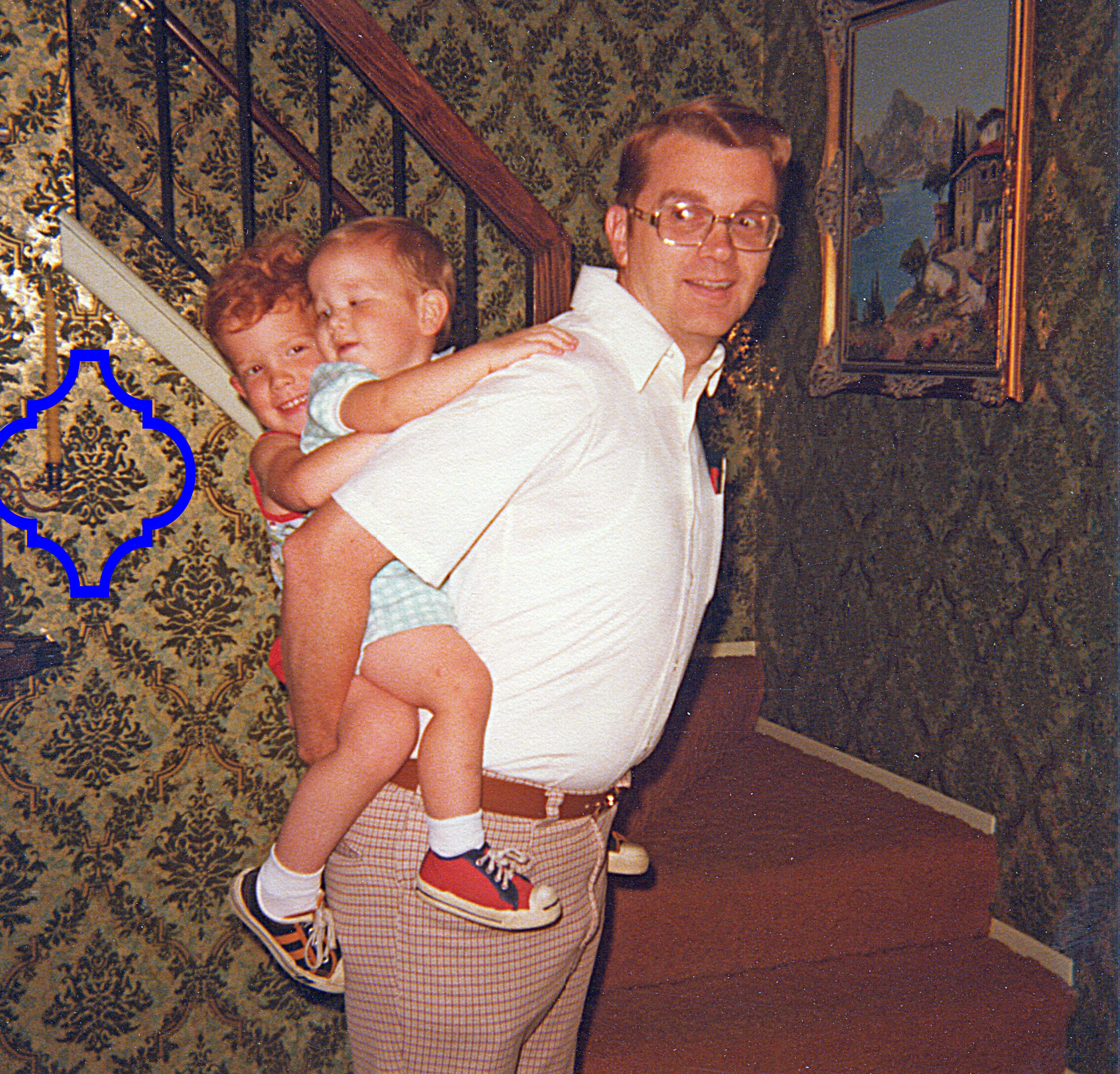 Lantern front hall 1977