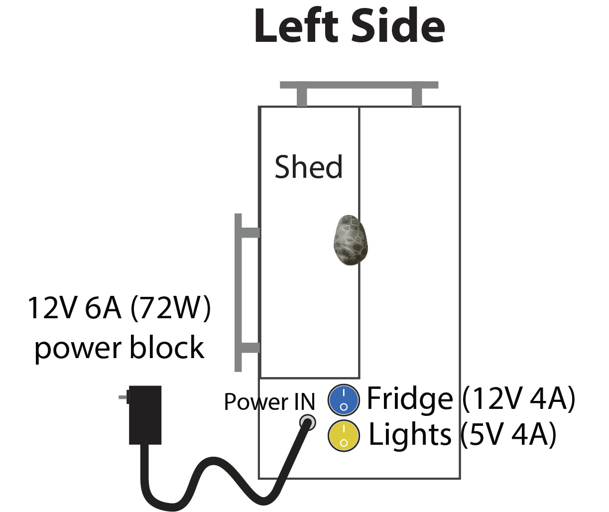 Left side schematic