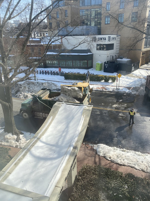 Loading the dump truck